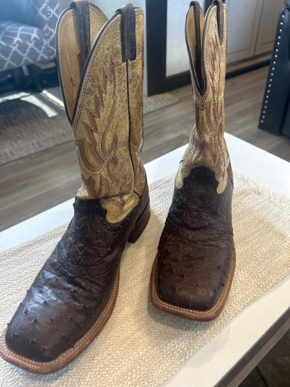 Men’s Authentic Ostrich Boots